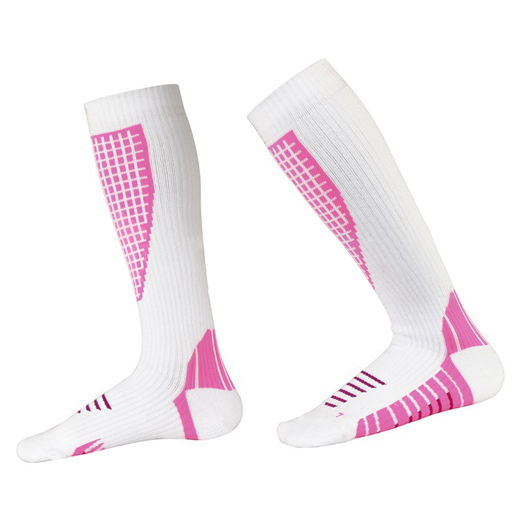 Ski Socks Thick Terry Towel Barreled Compression Socks